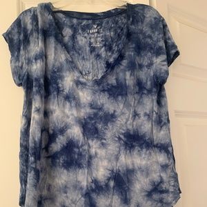 Blue Tie Dye T Shirt
